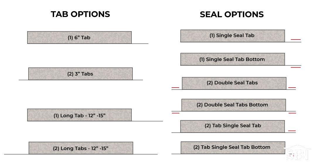 Insulation Tab Options Insulation Tabs Options